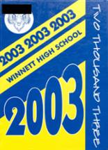 Winnett High School 2003 yearbook cover photo