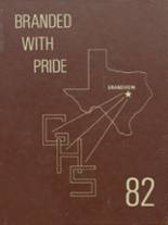 Grandview High School 1982 yearbook cover photo