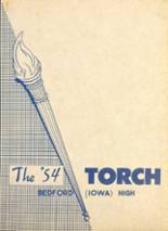 1954 Bedford Community High School Yearbook from Bedford, Iowa cover image