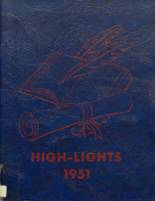 1951 Hadley-Luzerne High School Yearbook from Lake luzerne, New York cover image