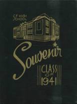 Central Falls High School 1941 yearbook cover photo