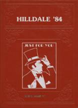 Hilldale High School 1984 yearbook cover photo