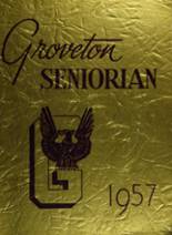 Groveton High School 1957 yearbook cover photo