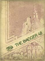 Bishop High School 1948 yearbook cover photo