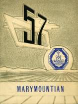 Marymount High School 1957 yearbook cover photo