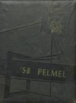 Pell City High School 1958 yearbook cover photo
