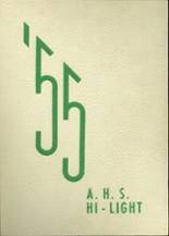 Antigo High School 1955 yearbook cover photo