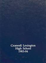 Croswell-Lexington High School 1984 yearbook cover photo