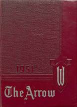 Warrensburg High School 1951 yearbook cover photo