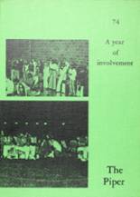 Hamlin High School 1974 yearbook cover photo