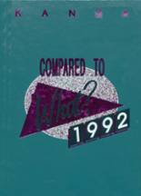 Bucklin High School 1992 yearbook cover photo