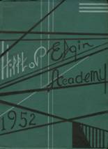 Elgin Academy 1952 yearbook cover photo