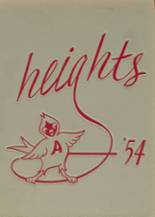 Arlington High School 1954 yearbook cover photo