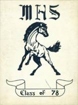 Medford High School 1978 yearbook cover photo