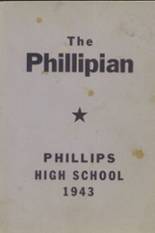 Phillips High School 1943 yearbook cover photo