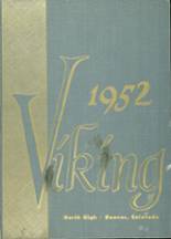 North High School 1952 yearbook cover photo