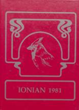 Ione High School 1981 yearbook cover photo