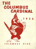 Columbus High School 1956 yearbook cover photo