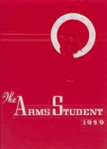 Arms Academy 1959 yearbook cover photo