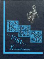 1981 Kermit High School Yearbook from Kermit, West Virginia cover image