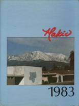 Redlands High School 1983 yearbook cover photo