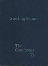 Sterling High School 1971 yearbook cover photo