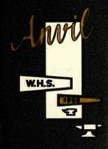 Washington High School 1958 yearbook cover photo