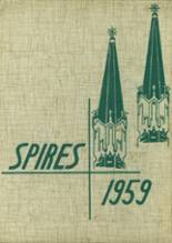 St. Joseph High School 1959 yearbook cover photo