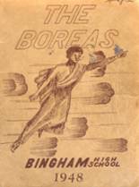 Bingham High School 1948 yearbook cover photo