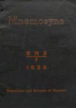 Richwood High School 1935 yearbook cover photo