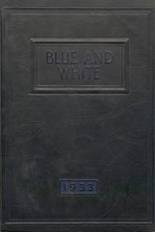 White Pine County High School 1933 yearbook cover photo