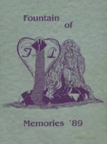 Fountain Lake High School 1989 yearbook cover photo