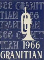 Granite High School 1966 yearbook cover photo