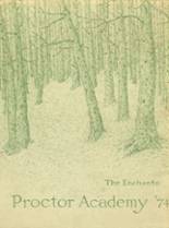 1974 Proctor Academy  Yearbook from Andover, New Hampshire cover image
