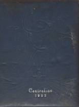 Centralia School 1953 yearbook cover photo