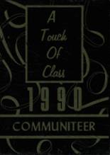 Community High School 1990 yearbook cover photo