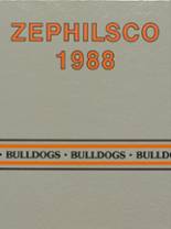 Zephyrhills High School 1988 yearbook cover photo