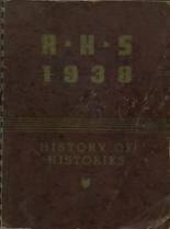 Rochester High School 1938 yearbook cover photo
