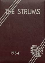 Western Christian High School 1954 yearbook cover photo