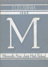 Minersville Area High School 1963 yearbook cover photo