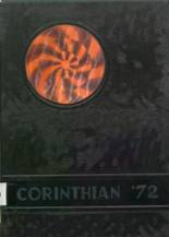 Corinth Central High School 1972 yearbook cover photo