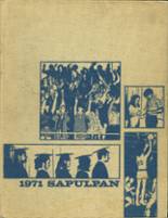 Sapulpa High School 1971 yearbook cover photo