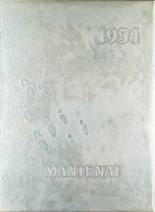 1954 Manteno High School Yearbook from Manteno, Illinois cover image