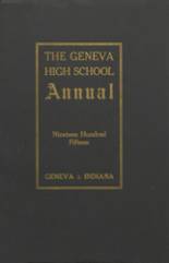 Geneva High School 1915 yearbook cover photo