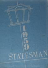 Jefferson High School 1959 yearbook cover photo