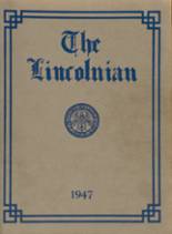 Lincoln Academy 1947 yearbook cover photo