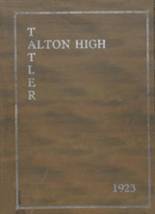 Alton High School 1923 yearbook cover photo