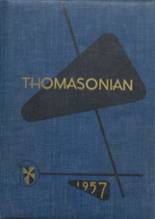 St. Thomas High School 1957 yearbook cover photo