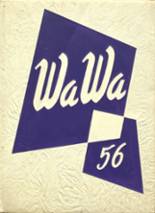 Wenatchee High School 1956 yearbook cover photo