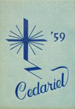 Cedarburg High School 1959 yearbook cover photo